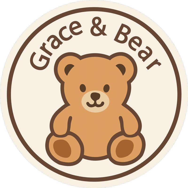 Grace & Bear logo — a teddy bear inside a circular badge